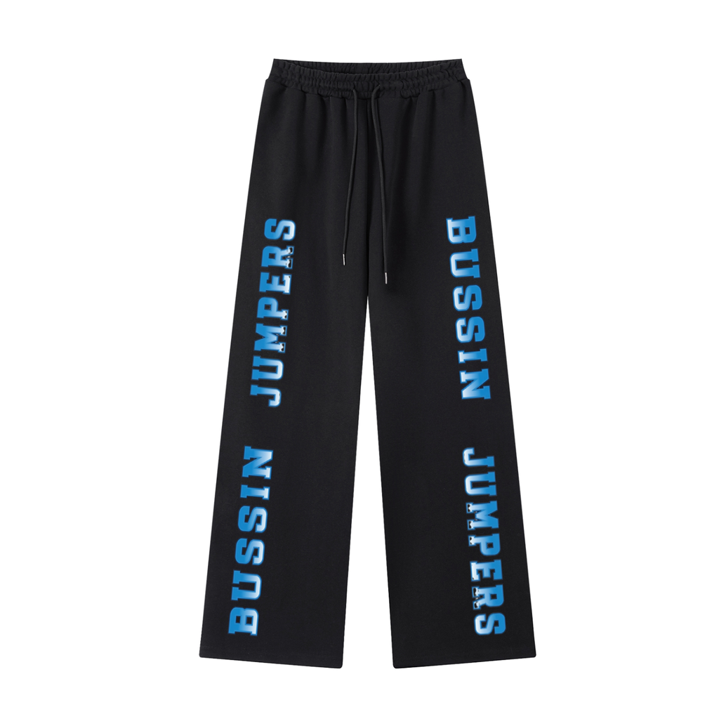 Essential Jean Blue Straight-Leg Sweatpants