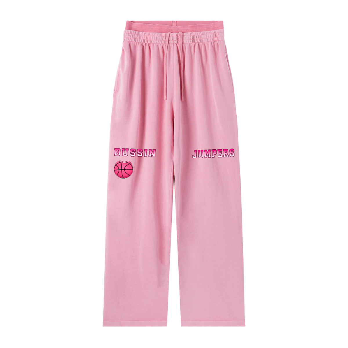 Vintage Pink Washed Waist Pants