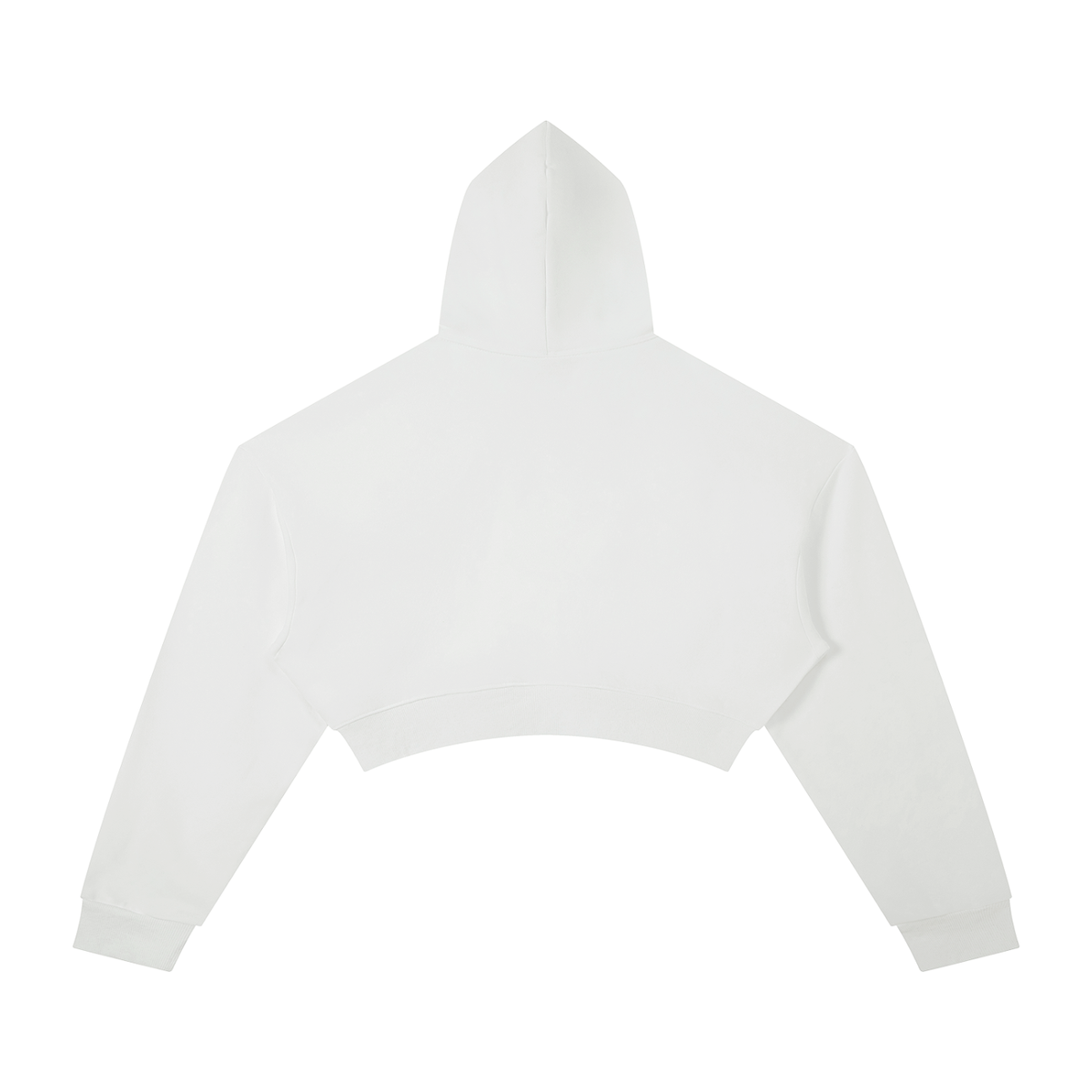 Essential Street Green Cropped Hoodie