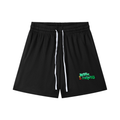 Warm up Street Green Drawstring Shorts