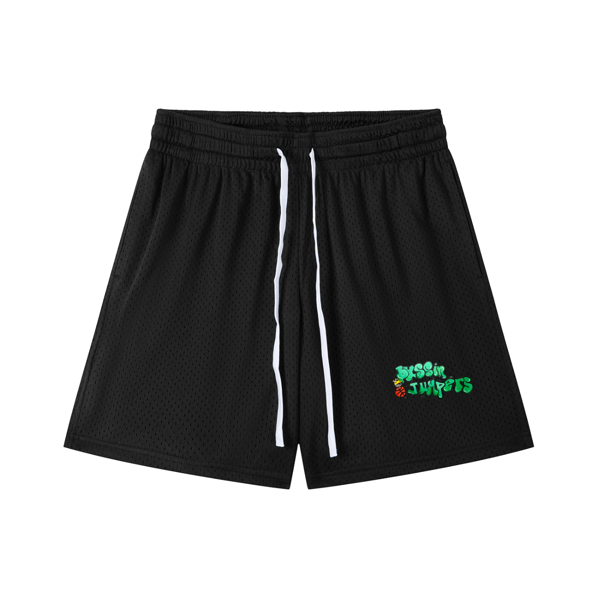 Warm up Street Green Drawstring Shorts
