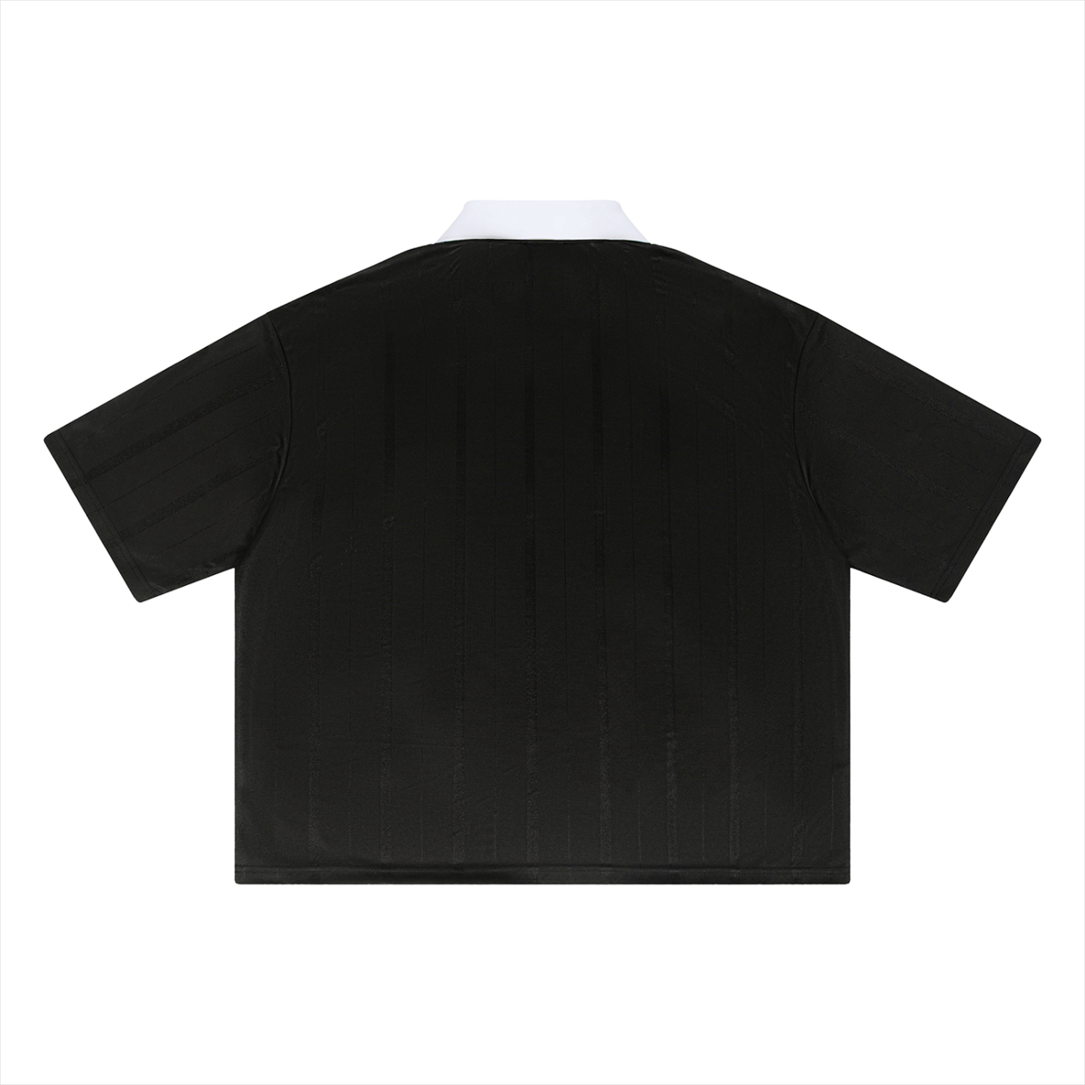 Street Green Striped Boxy Soccer Jersey