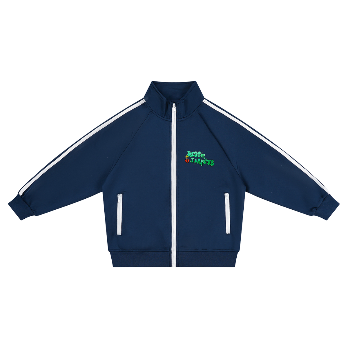 Kids Street Green Tape Coach Jacket
