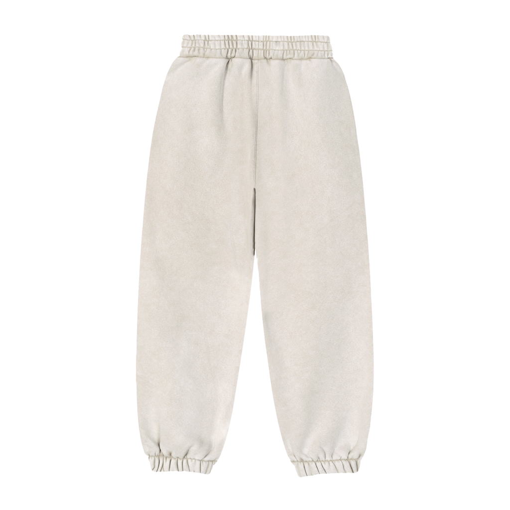 Black & Light Gray & Street Green Jogger Sweatpants