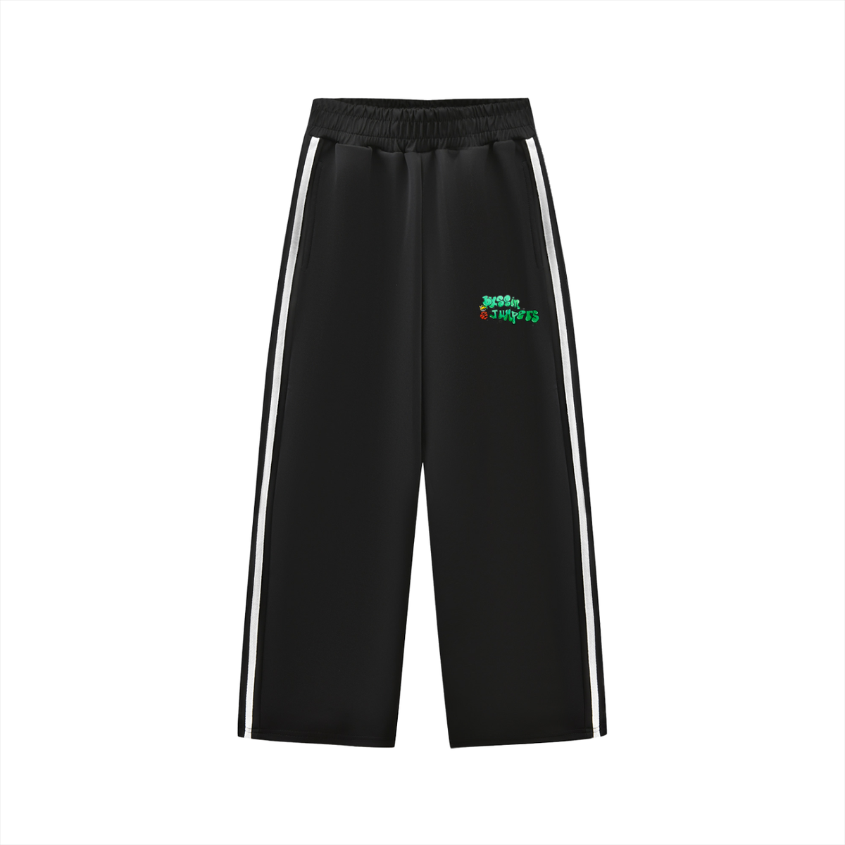 Kids Street Green Tape Sweatpants