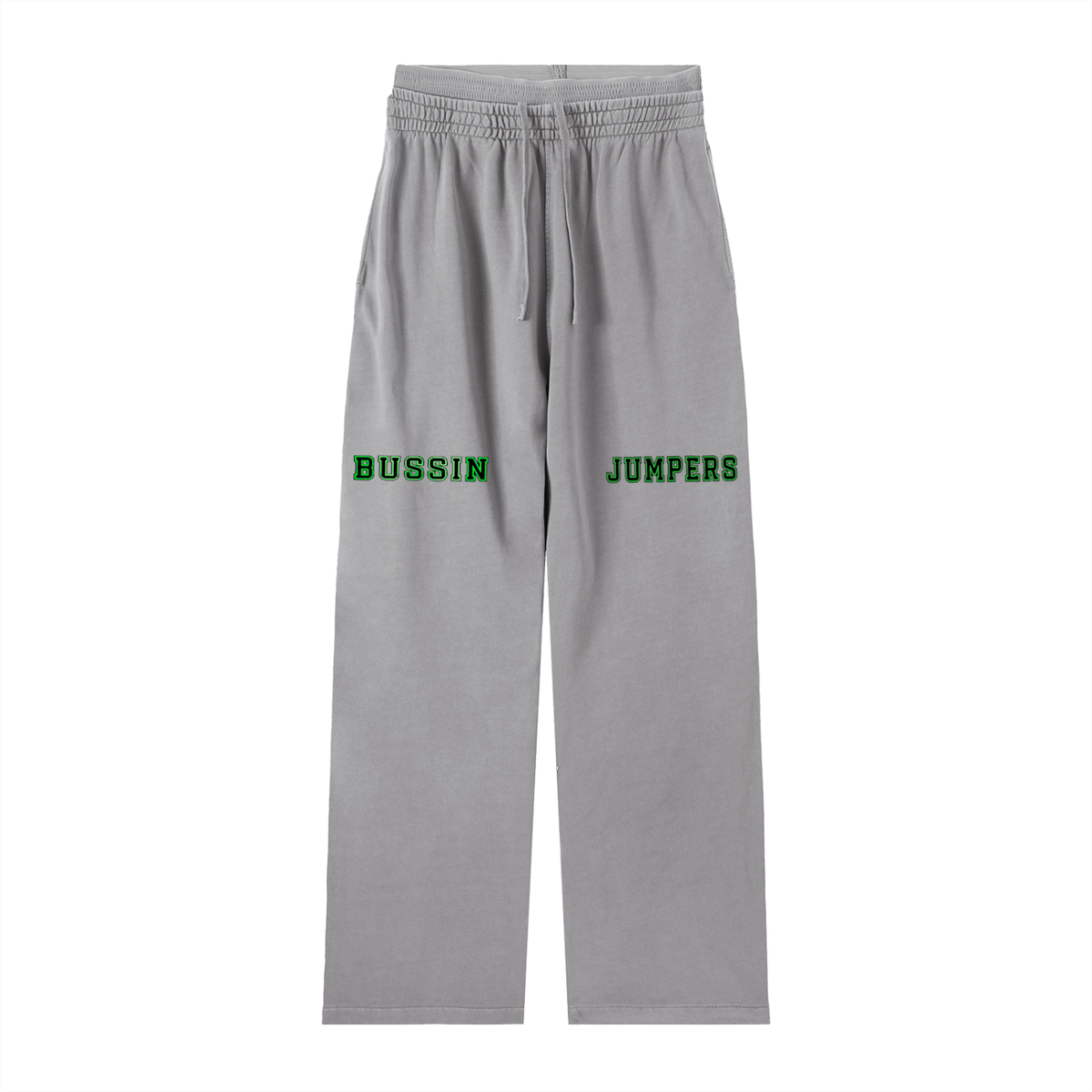Vintage Green Washed Waist Pants