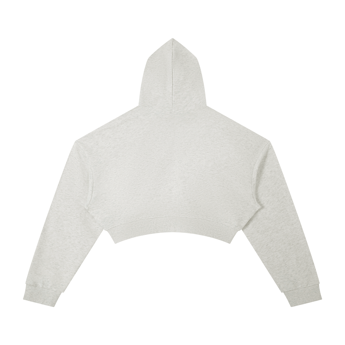 Essential Street Green Cropped Hoodie