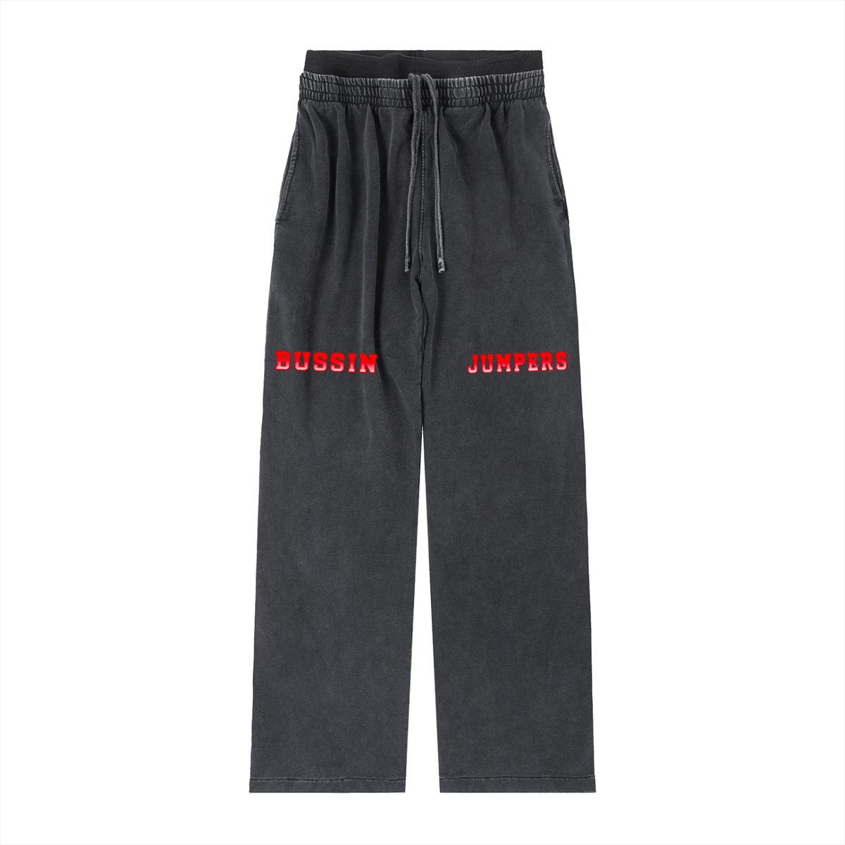 Vintage Red Washed Waist Pants