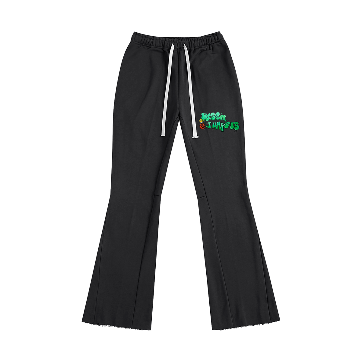 Street Green Flared Sweatpants