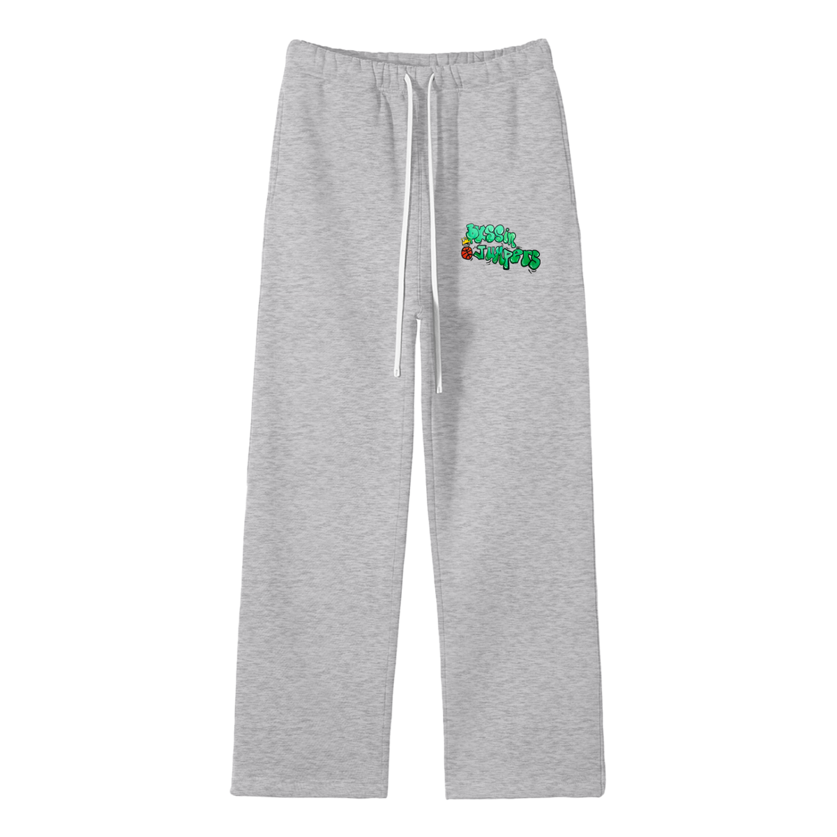 Street Green Fleece Straight Leg Pants