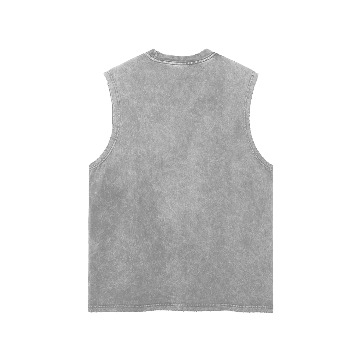 Street Green Frayed Hem Tank Top