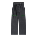 Vintage Green Washed Waist Pants