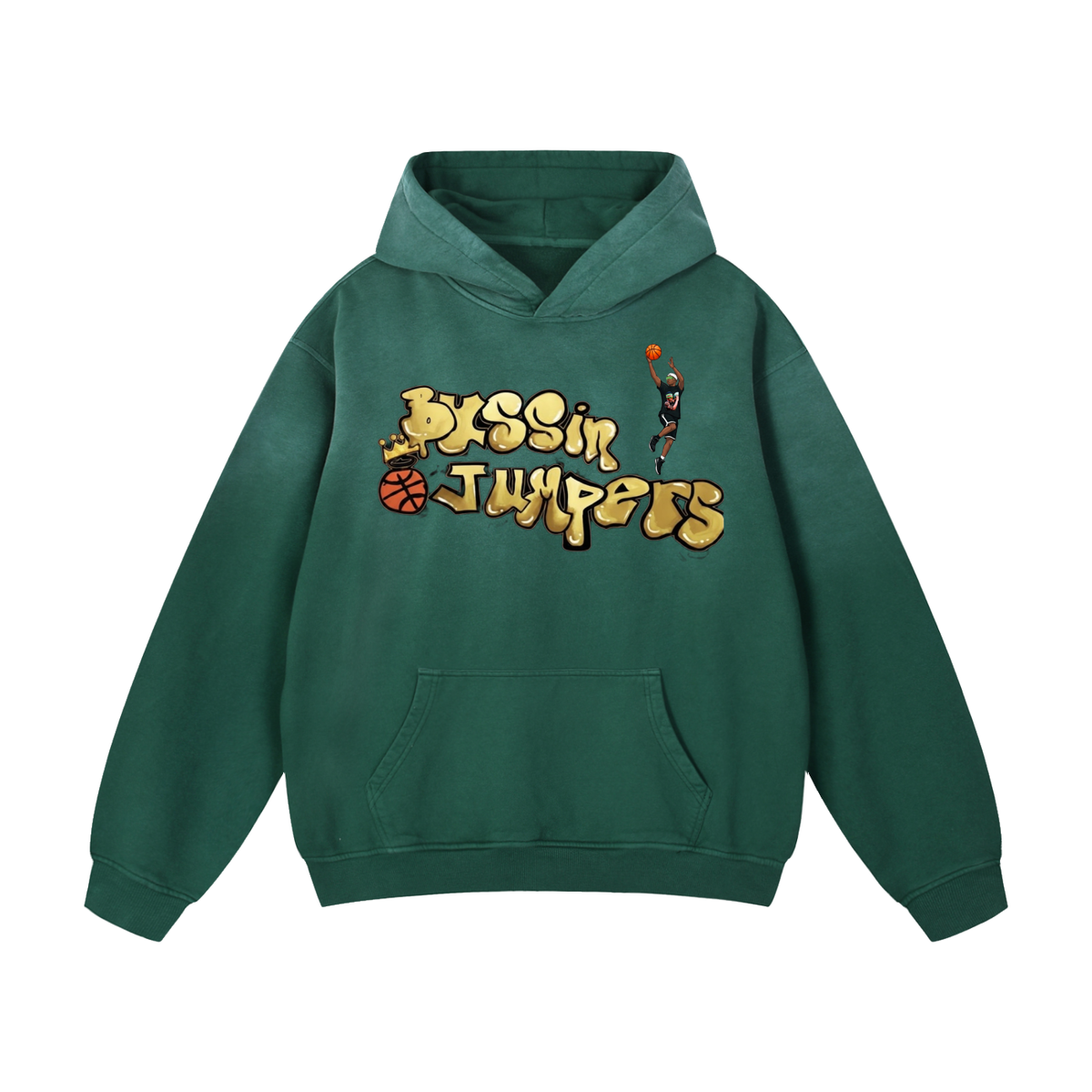 Street Gold Oversized Hoodie