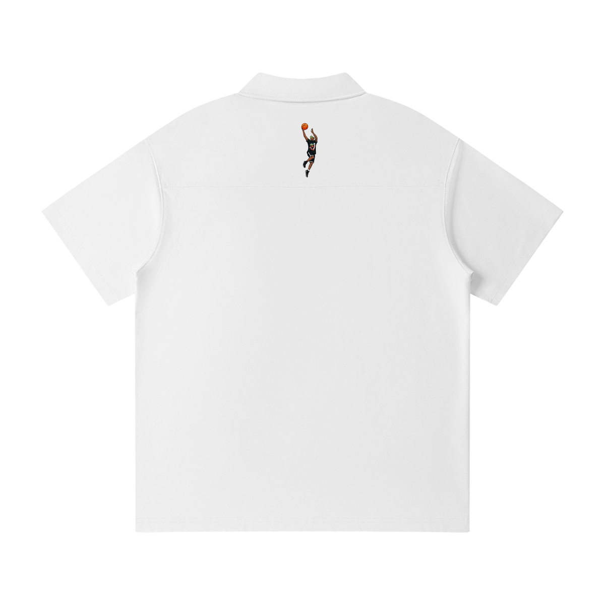 Crowned Baller Zip Polo Shirt