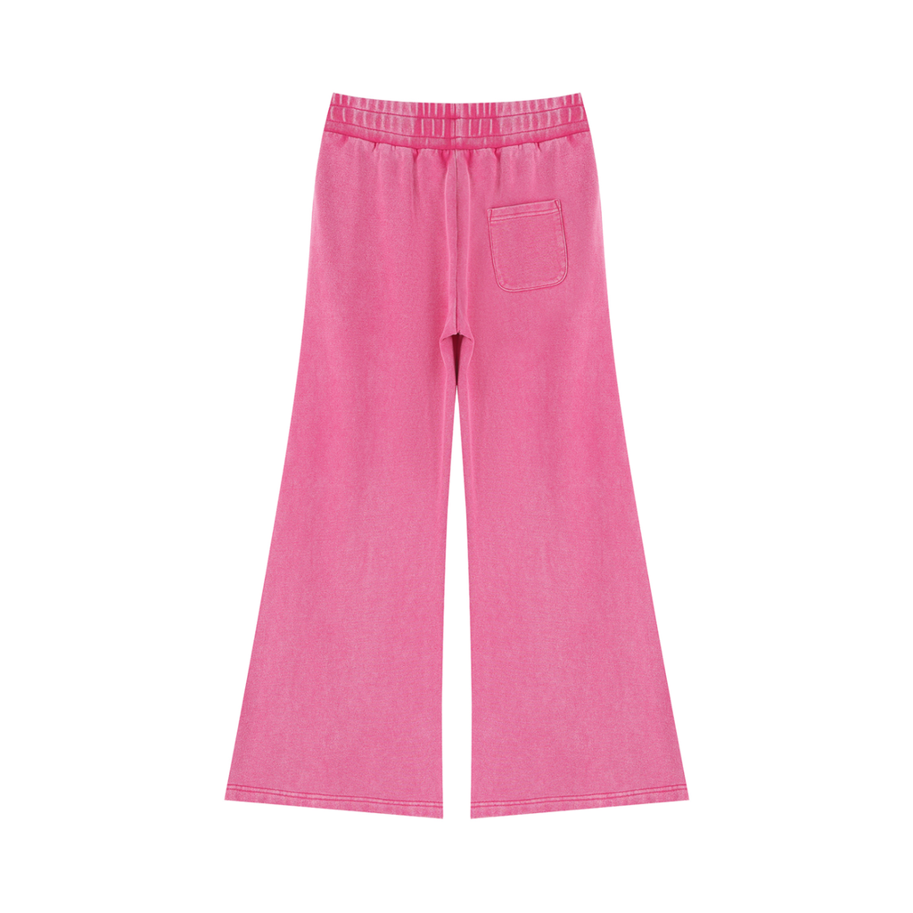 Street Pink Flared Leg Sweatpants