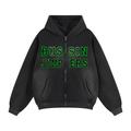 Smoke Grey & Green Jacket