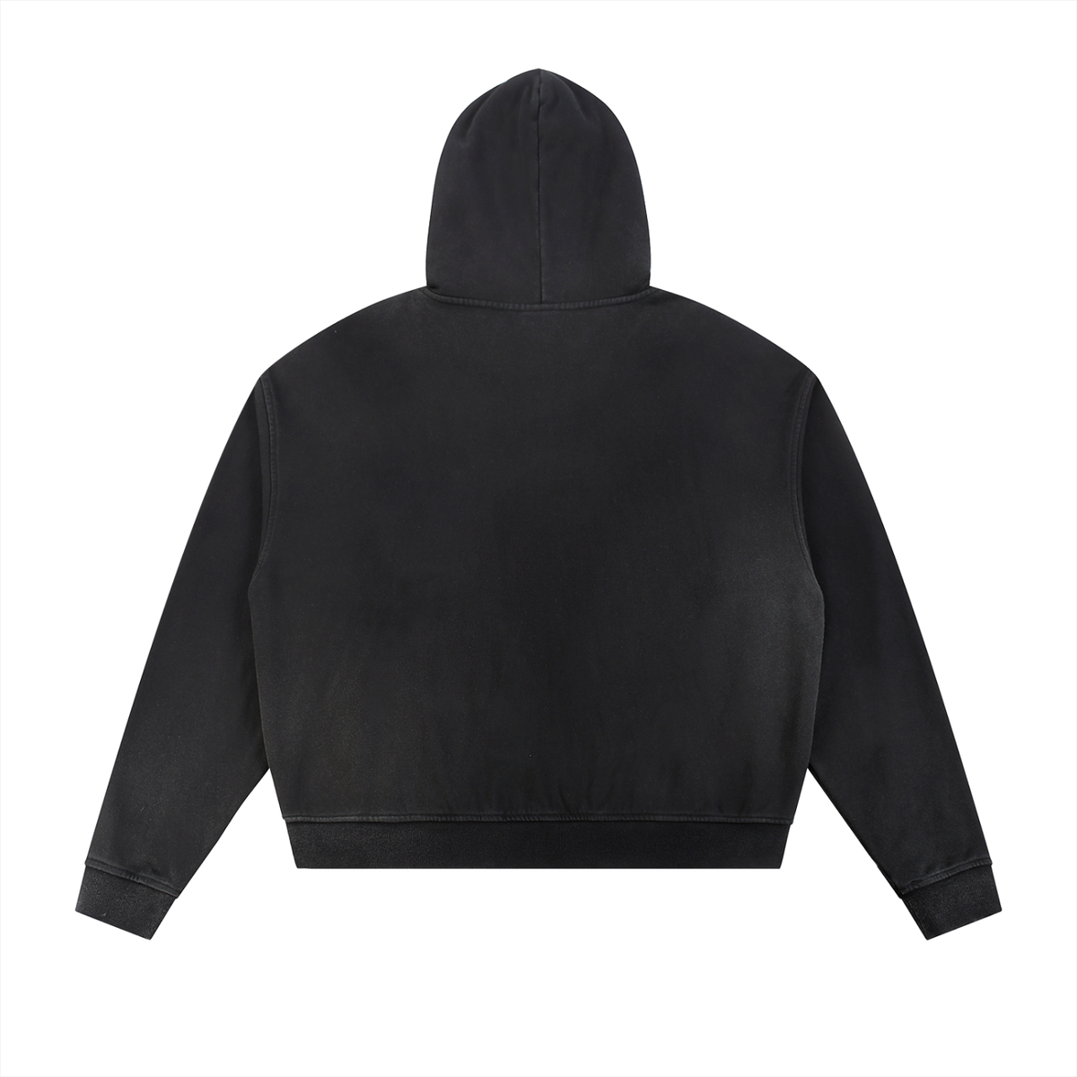 Sun Fade Red Zip Hoodie