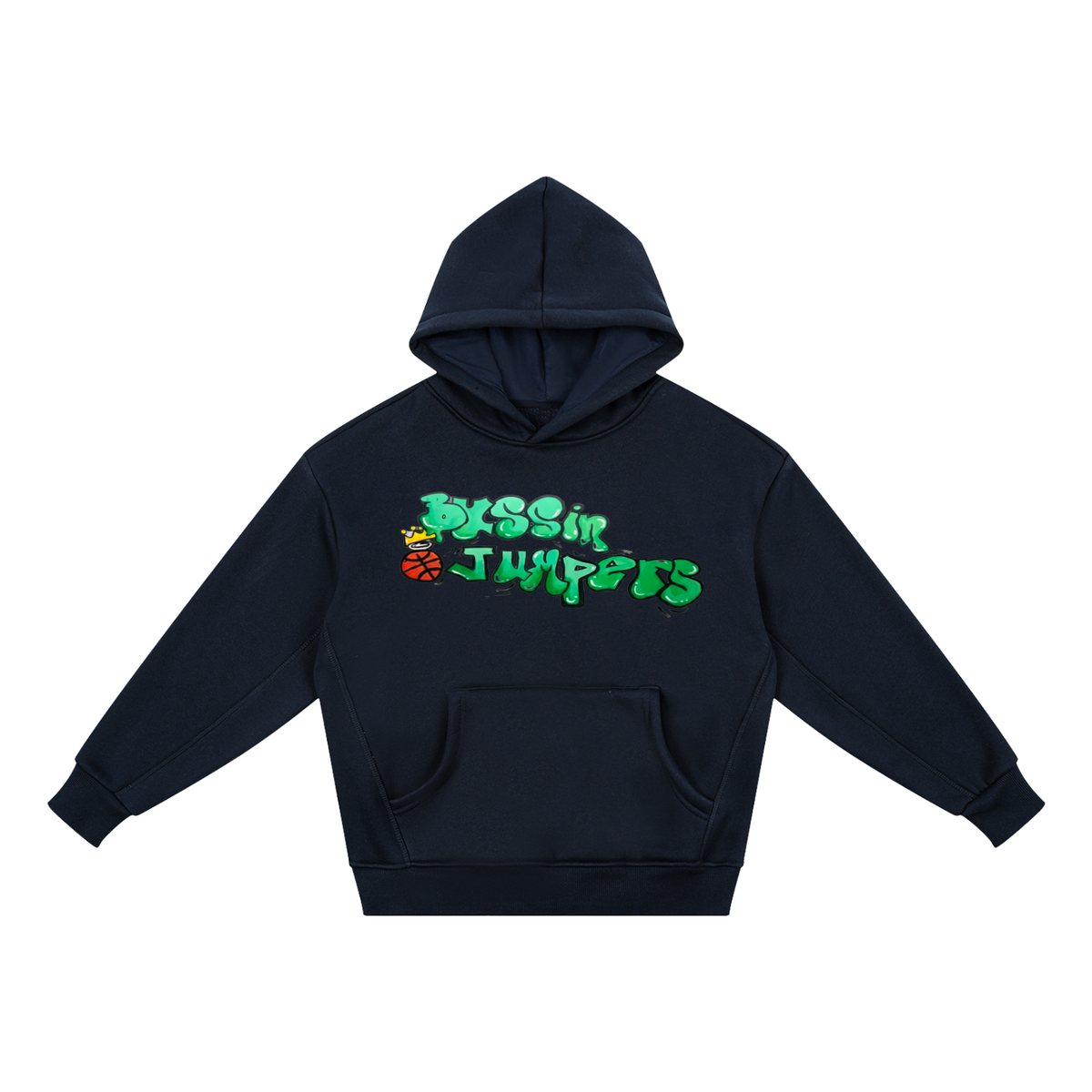 Kids Street Green Fleece Hoodie