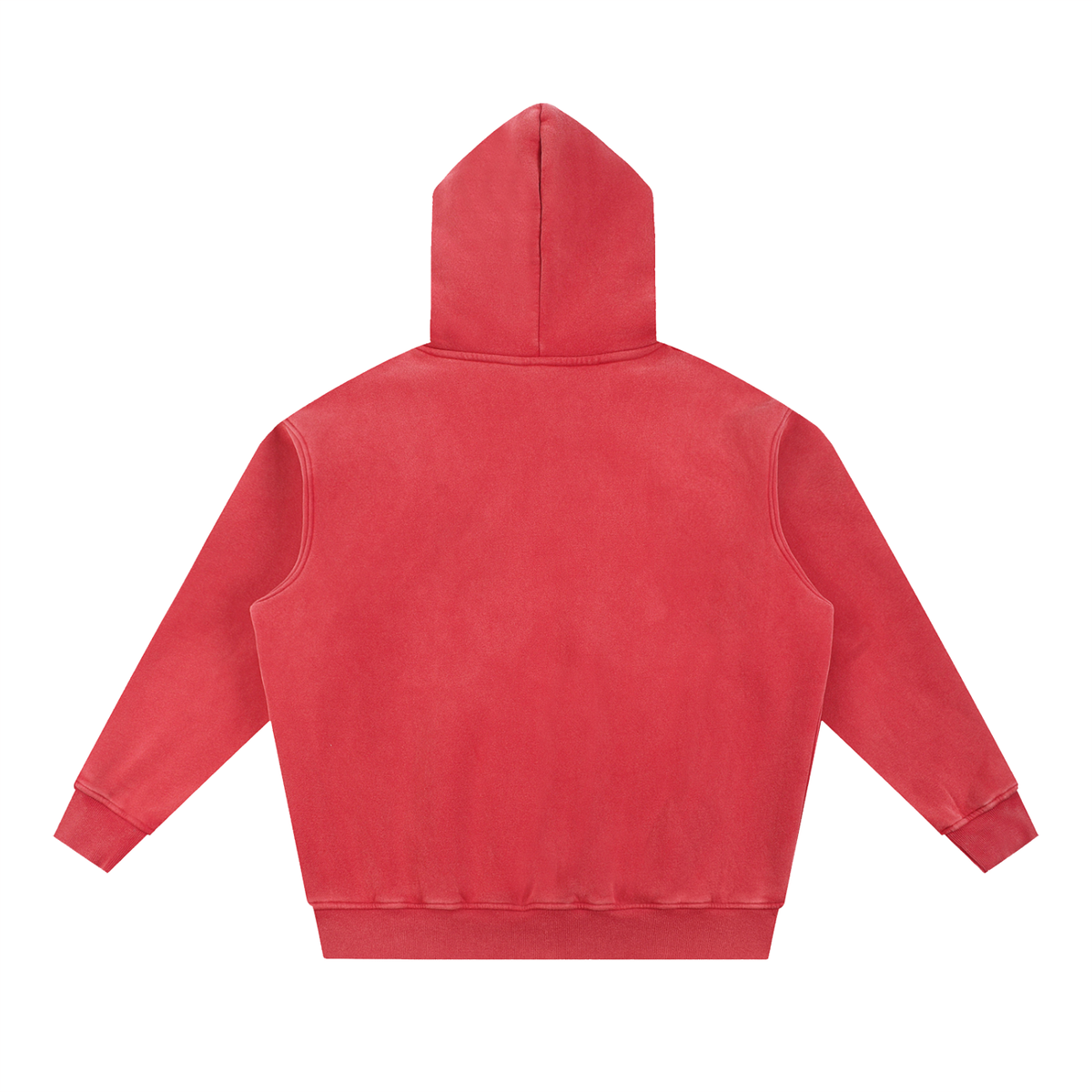 Street Gold & Red Oversize Hoodie