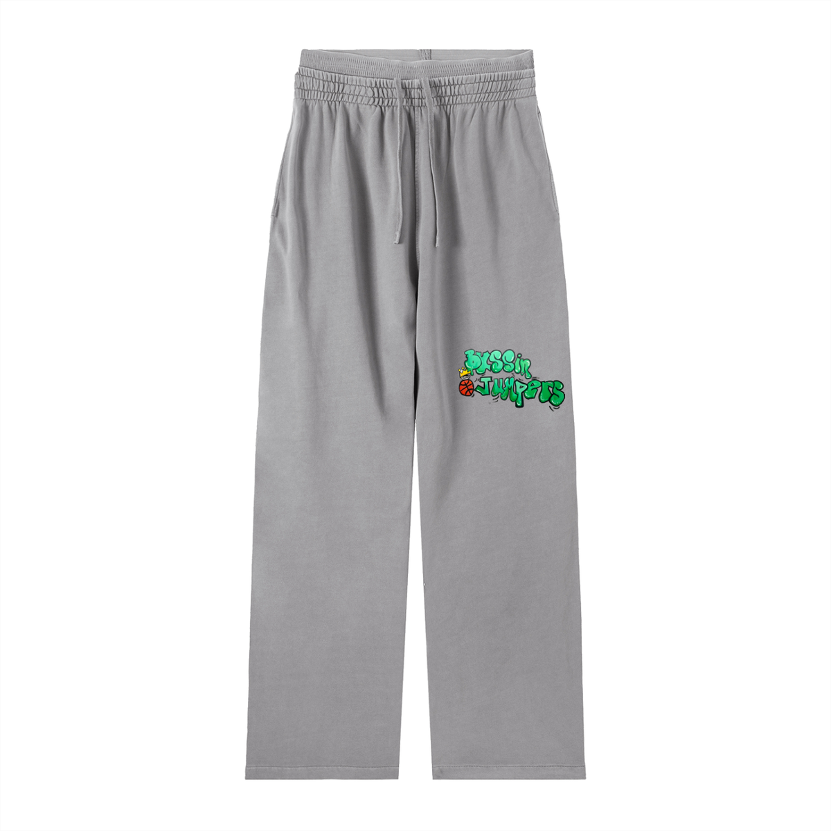 Vintage Street Green Washed Waist Pants