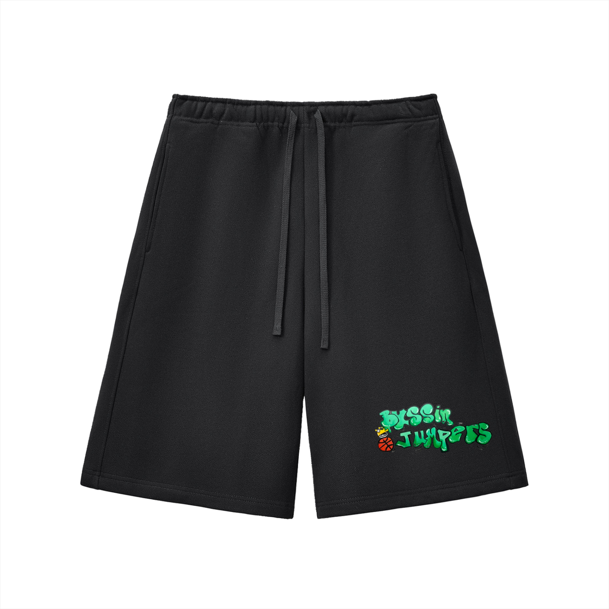 Street Green Fleece Shorts