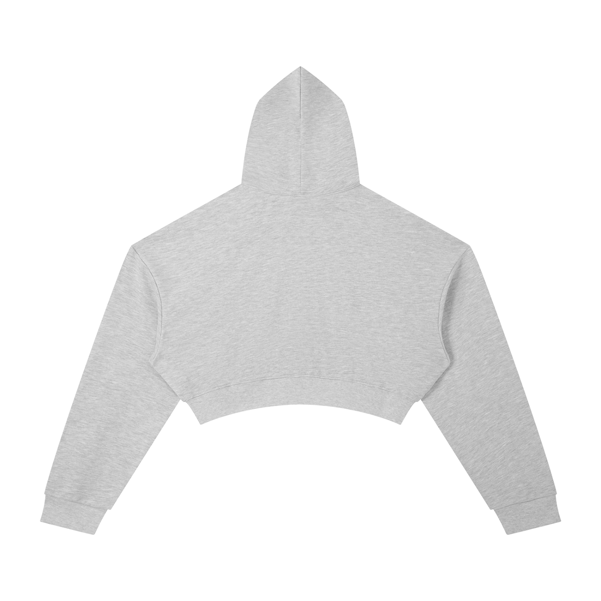 Essential Street Green Cropped Hoodie