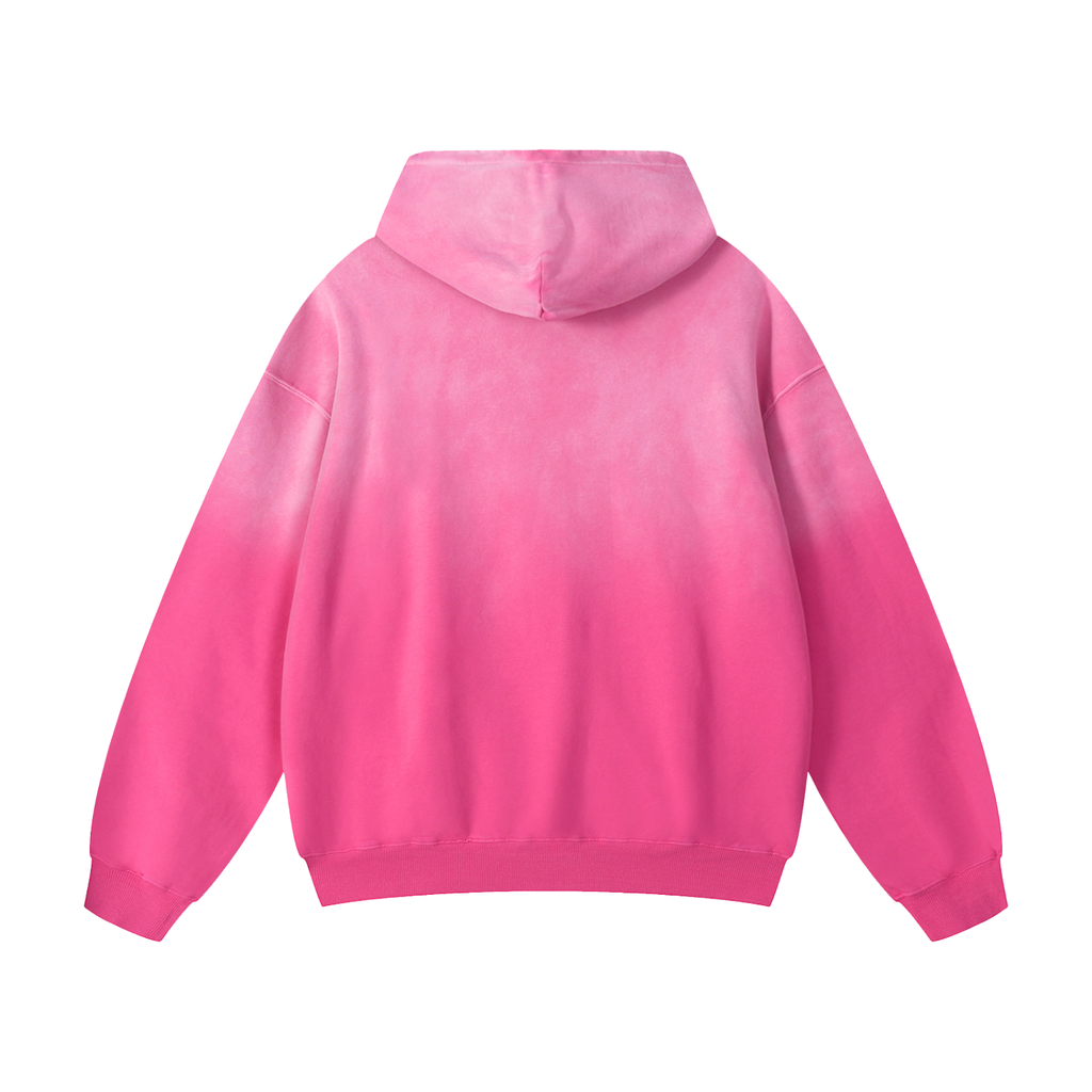 Smoke Black & Pink Hoodie