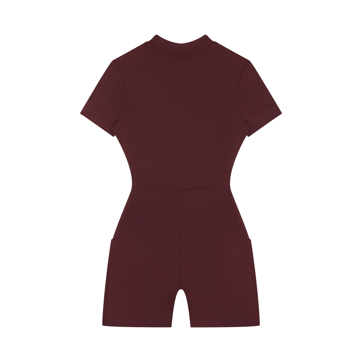 Street Green Quarter-Zip Short Sleeve Romper