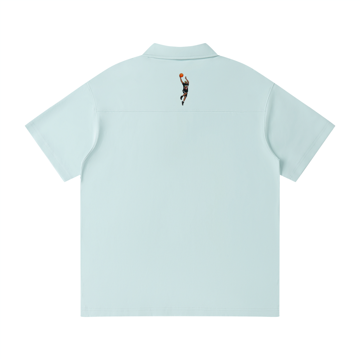 Crowned Baller Zip Polo Shirt