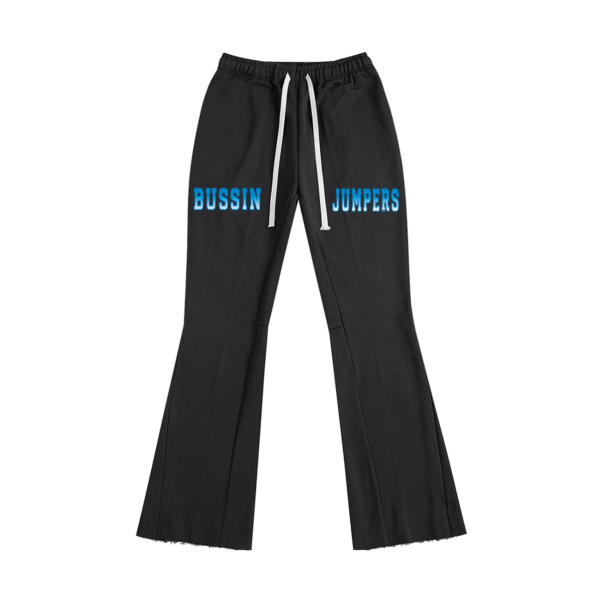 Smoke Jean Blue & Grey & Black Flared Sweatpants