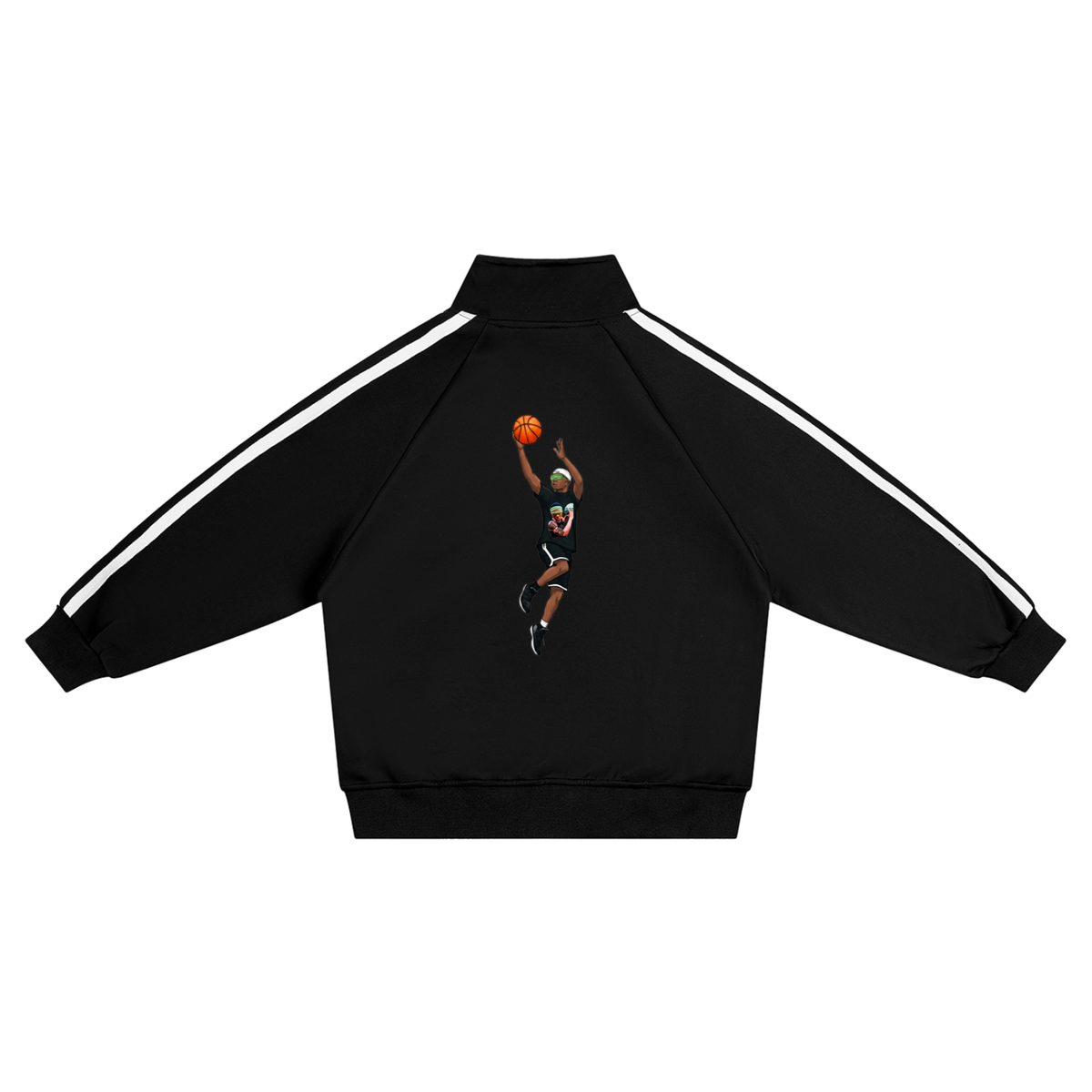 Kids Street Green Tape Coach Jacket