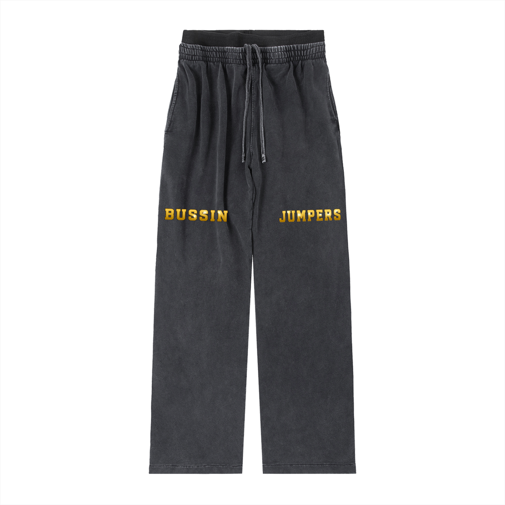 Vintage  Gold Washed Waist Pants