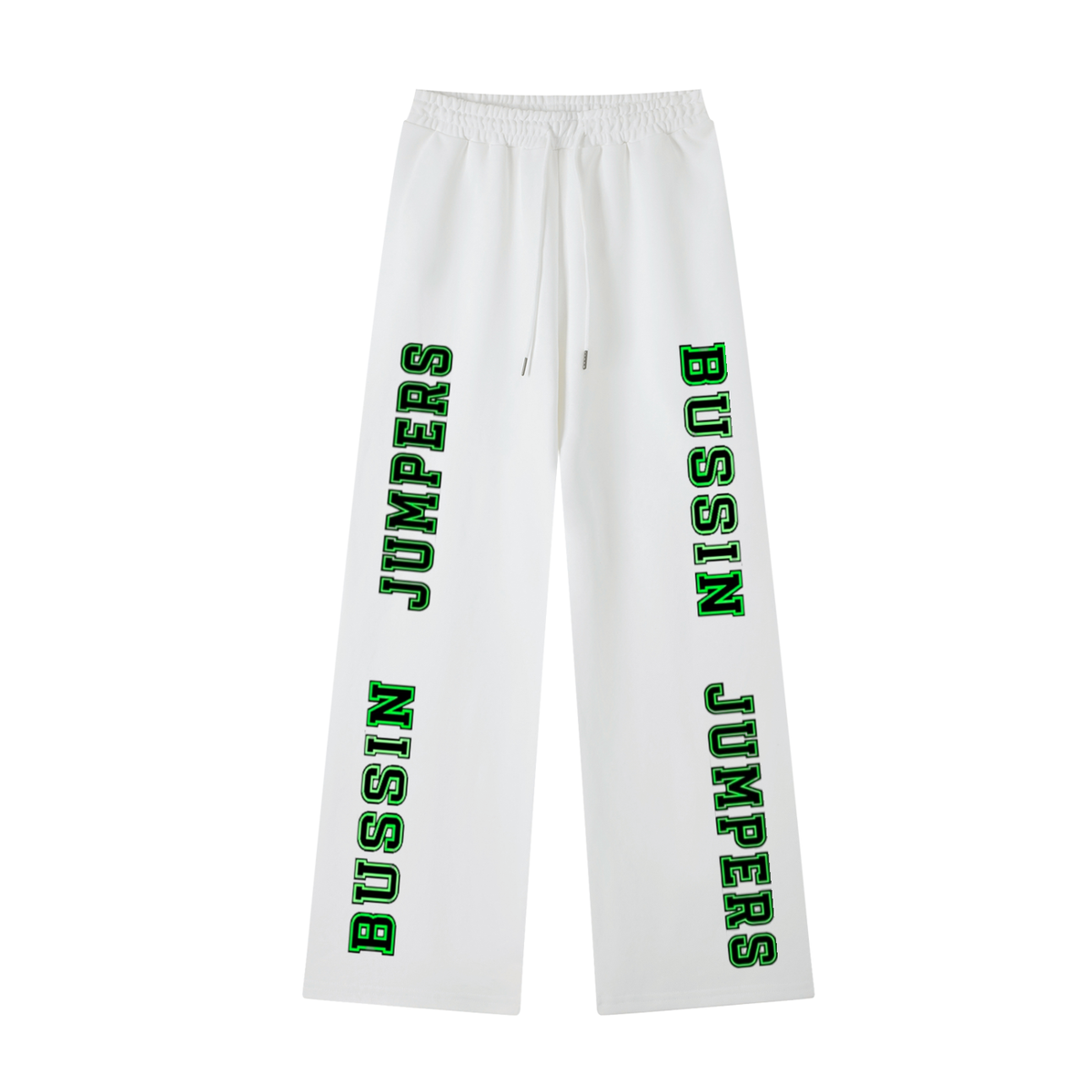 Essential Green Straight-Leg Sweatpants