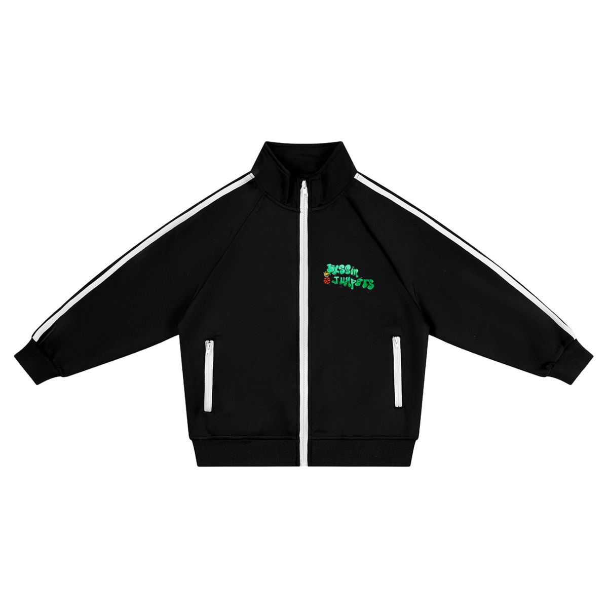 Kids Street Green Tape Coach Jacket