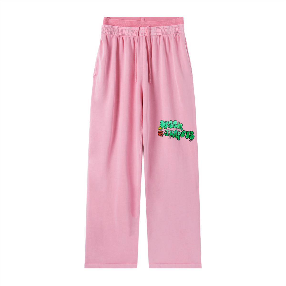 Vintage Street Green Washed Waist Pants
