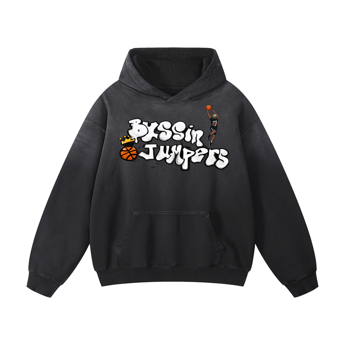 Street White Oversized Hoodie
