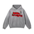 Street Red Oversized Hoodie