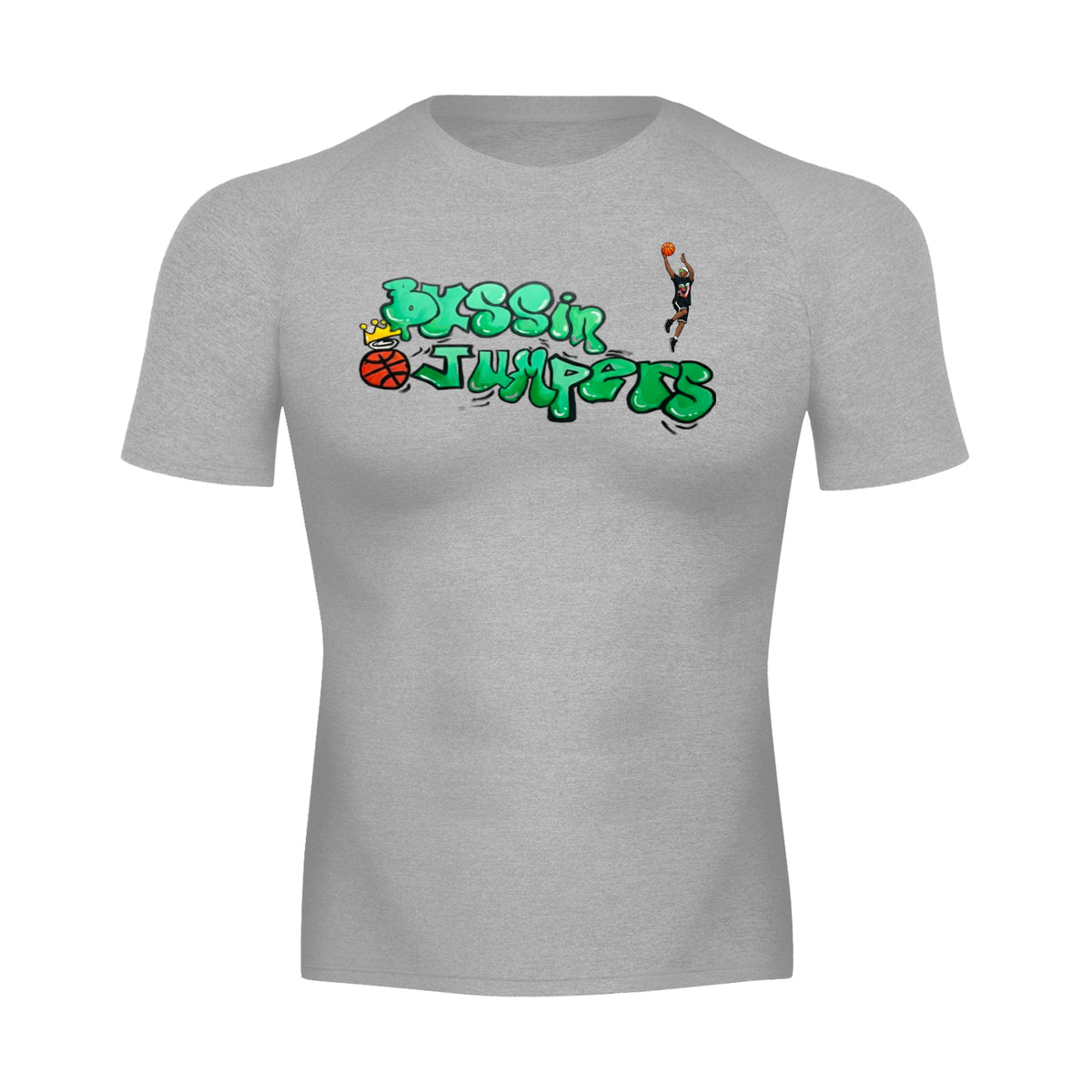 Black & White & Grey Compression Shirt