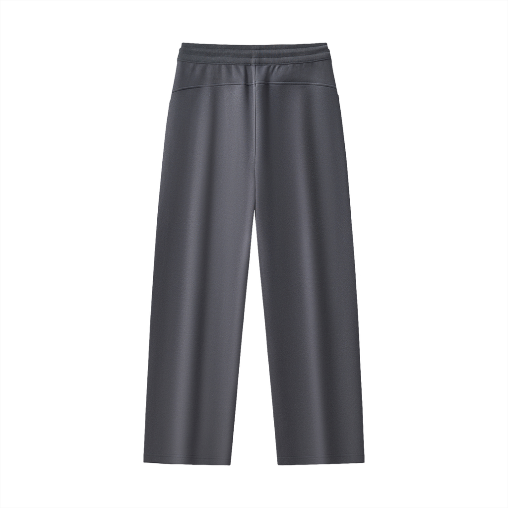 Essential Pink Drawstring Straight-Leg Sweatpants