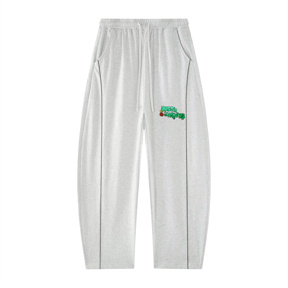 Street Green Barrel Leg Sweatpants