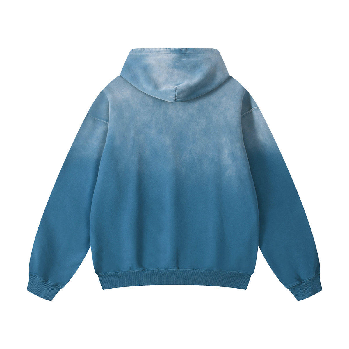 Street Jean Blue Oversized Hoodie