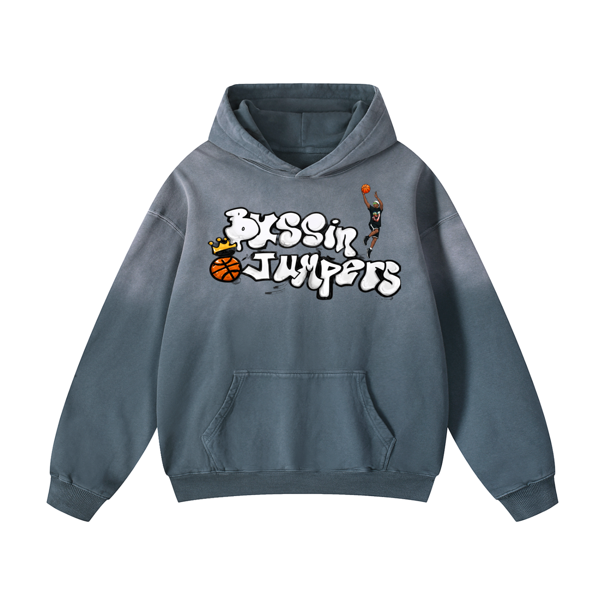 Street White Oversized Hoodie