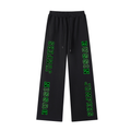 Essential Green Straight-Leg Sweatpants