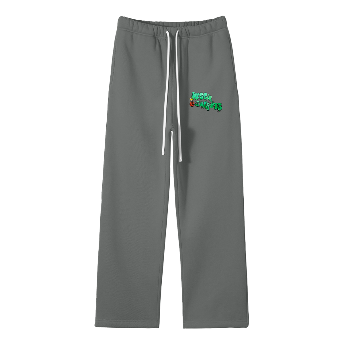 Street Green Fleece Straight Leg Pants
