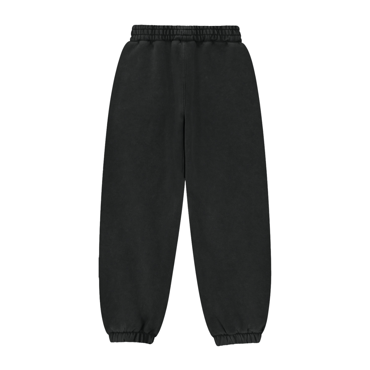 Black & Light Gray & Pink Jogger Sweatpants
