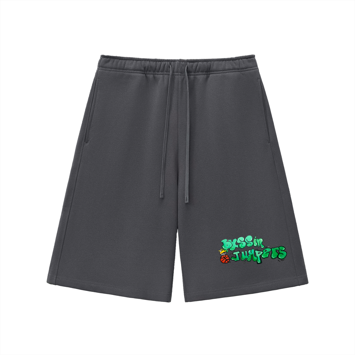Street Green Fleece Shorts