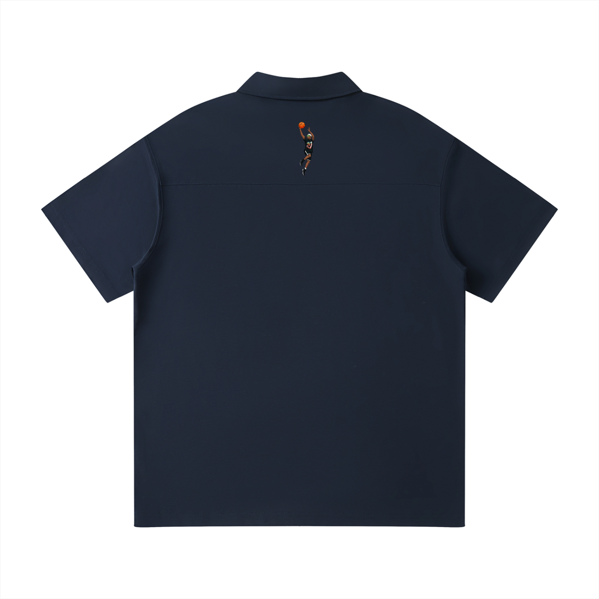 Crowned Baller Zip Polo Shirt